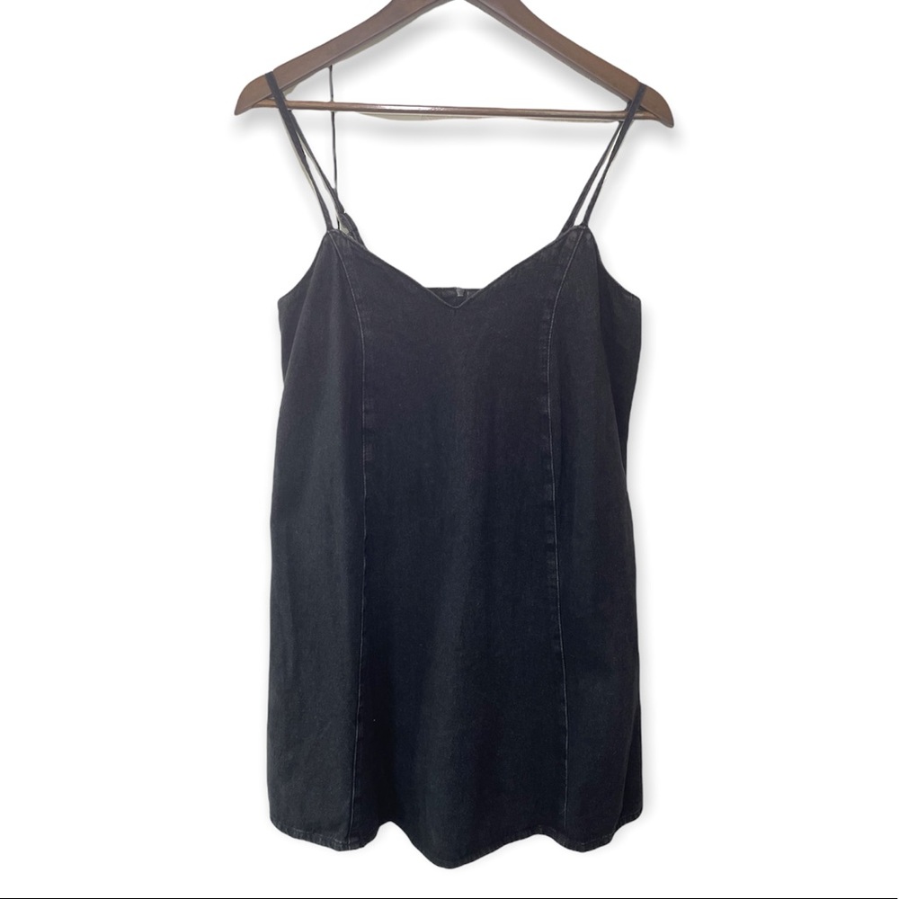 NWT ASOS Maternity denim A-line dress with adjustable straps